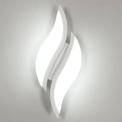 LED Wandlampe 12W Acryl kaltweiß 6500K für Innen