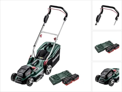 Obrázok produktu pre Metabo RM 36-18 LTX BL 36 Akumulátorová kosačka 36 V ( 2x 18 V ) LTX Brushless + 2x batéria 10,0 Ah + dvojitá nabíjačka