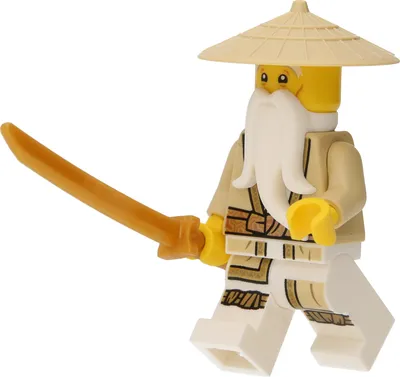 Produktbild von LEGO Ninjago: Sensei Wu mit goldenem Katana