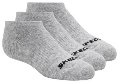 Produktbild von Skechers 3pk Uni Non Terry No Show S114041-020, Socken, Uni, Grau
