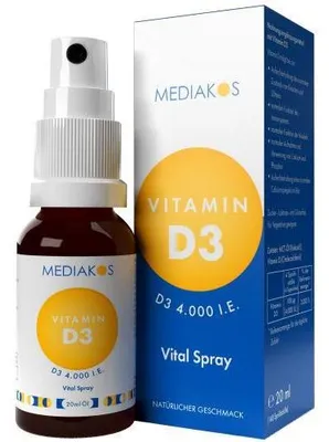 Immagine prodotto di Vitamina D3 4000 U.I. Mediakos Vital Spray 20 ml
