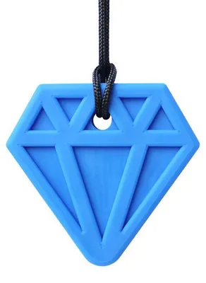 Immagine prodotto di Ark Therapeutics Collana da masticare Diamant - Gioiello da masticare per bambini - Blu