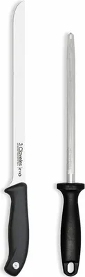 Immagine prodotto di 3 Claveles 01721 Coltello da taglio in acciaio inox, 2 pezzi