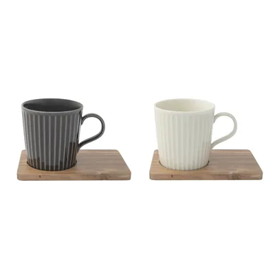 Obrázek produktu pro Porcelánové šálky a podšálky Take A Break Design 3