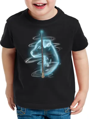Produktbild von BaumwolleCloud Patronus Ron Kinder T-Shirt potter schule zauberei magic harry