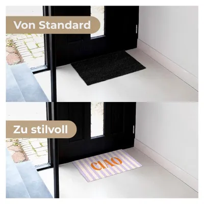 Produktbild von Fußmatte 40x60 cm innen Schmutzteppich Haustürmatte