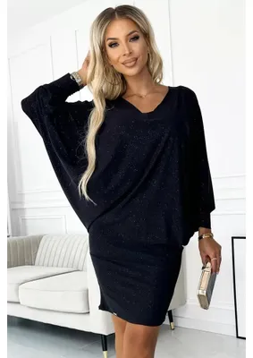 Zdjęcie produktu dla Numoco damska mini sukienka Brash czarna S/M