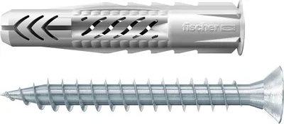 Produktbild von Universaldübel UX 8x50 R S/25 (hellgrau, 25 Stück, mit Schraube)