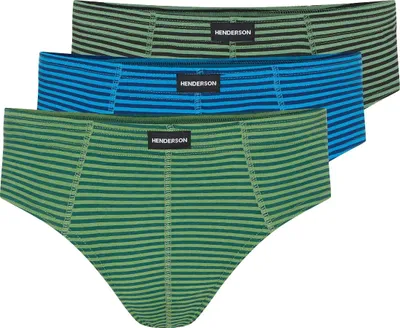 Imagen del producto de Paquete de 3 calzoncillos clásicos Henderson, confeccionados en 100% algodón, de varios colores, talla XL