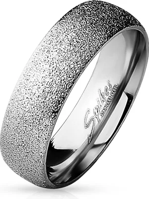 Produktbild von Trauringe Partner Ringe Eheringe Verlobungsring Bandring Damen Herren Edelstahl Sandgestrahlt 64 - Ø 20,57 mm