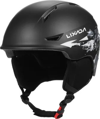 Produktbild von Lixada Snowboard Helmet with Detachable Earmuff Men Women Safety Skiing Helmet with Goggle Fixed Strap Professional Skiing Snow Sports Helmet