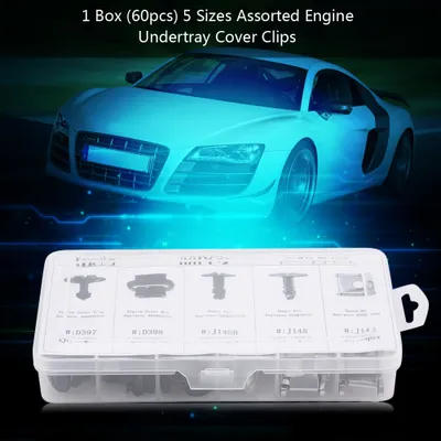 Produktbild von Kunststoff Unterbodenabdeckung Befestigungsclips universell passend für Motorunterboden 20.2x10x3.5cm