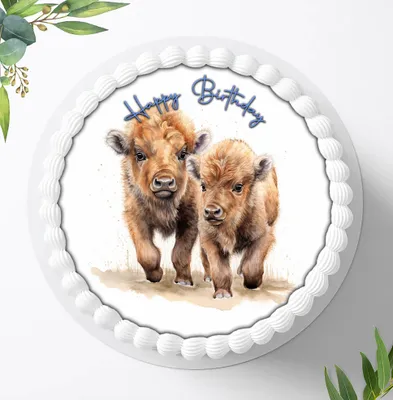 Produktbild von Für die Geburtstags Torte ein Tortenaufleger, Zuckerbild mit dem Motiv: Dschungeltiere, Essbares Foto für Torten, Fondant, Ø 20cm, 1500z