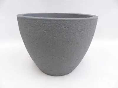 Produktbild von Pflanzkübel Betonoptik, rund Ø 48 cm grau, Pflanztopf Blumentopf Kübel XXL groß