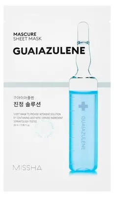 Obrázok produktu pre Missha Mascure Calming Solution Sheet Mask Upokojujúca pleťová maska, 28ml