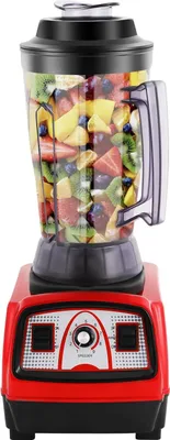 Obrázek produktu pro Gastronomie Stolní mixér - Kapacita 4 l - 2200 W - 26 000 ot./min - Nerezová nádoba a nože - 220 V - Lze mýt v myčce - Červená