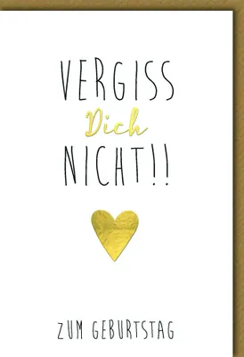 Produktbild von Geburtstag - Glückwunschkarte im Format 11,5 x 17 cm mit Umschlag - "V