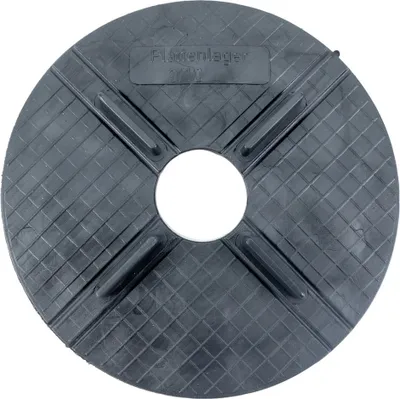 Obrázek produktu pro Ploché pryžové ložisko podstavce - ložisko desky 3 mm kloub / 10 mm výška, množství 10 kusů (balení po 10 kusech)