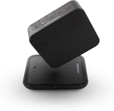 Productafbeelding van Metronic Draadloze Bluetooth-luidspreker met draadloze oplader, zwart, 47