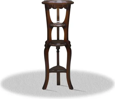 Produktbild von Casa Padrino Barock Beistelltisch 35 x 35 x H. 110 cm - Antik Beistelltisch