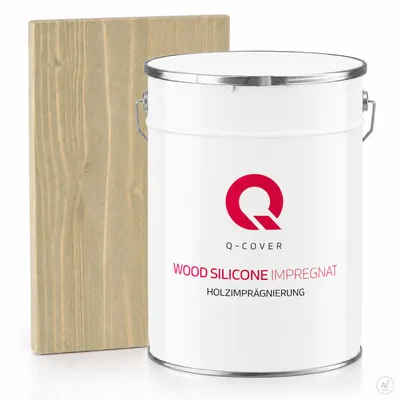 Produktbild von Holzimprägnierung | Grau-gelb 5 L  | 2 In 1 | Holzschutz |  Farbimprägnierung |  Imprägniermittel Holzschutz |mittel Imprägnierung Abperleffekt