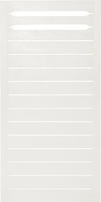 Produktbild von Zaun Teilelement Konsta Ground 90 x 180 cm cremeweiß