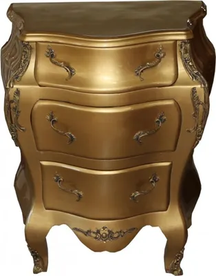 Produktbild von Casa Padrino Barock Kommode Gold B 68 cm, H 79.5 cm - Handgefertigte Möbel