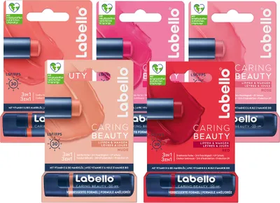 Produktbild von Labello Lippenpflege Set CARING BEAUTY 5-teilig
