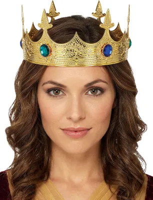 Immagine prodotto di Reale Medievale Principessa Antica Inzione Nobile Accessorio Costume Carnevale Fantasia, Colore: Oro