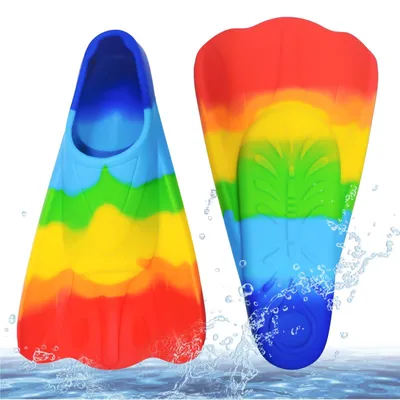Produktbild von Silikon-Schwimmflossen für Kinder, rutschfest und bequem