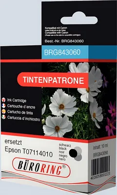 Produktbild von Tintenpatrone schwarz für Epson Stylus D78,92,120,120