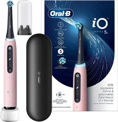 Obrázek produktu pro Oral-B | Elektrický zubní kartáček - iO Series 5 - růžový - inteligentní čištění - 5 režimů čištění