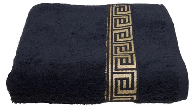Produktbild von Julie Julsen® Handtuch 30 x 50 cm,SCHWARZ-GOLD
