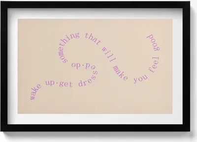 Produktbild von Motivierender inspirierender Satz– Wandbild mit Rahmen – Gerahmtes Bild  – Wanddekoration – 60x40 cm –  Schwarz Rahmen