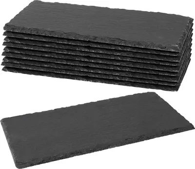 Produktbild von Schwarze Leisteen Servierplatten 25x12cm