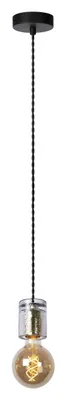 Image de Lucide GELKA - Lampe suspendue - Diamètre : 6,5 cm - 1 douille E27 -