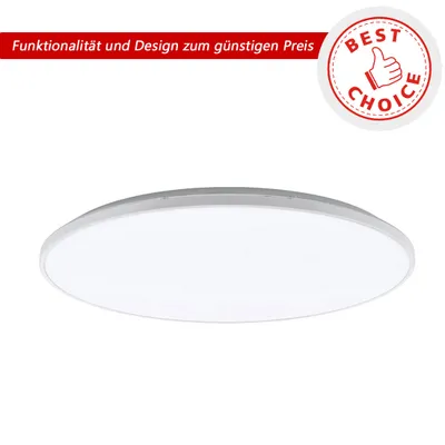 Immagine prodotto di EGLO 75633 Lampada a plafone "KAOKI 1" in plastica, bianco, 4000K, inclusa sorgente luminosa