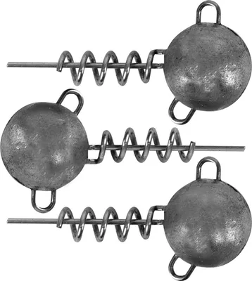 Produktbild von Fox Rage Corkscrew round Jig Heads - 3 Schraubkopf Jighaken, Gewicht:10g