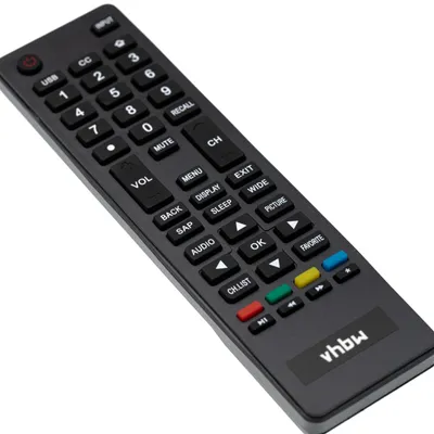 Produktbild von vhbw Fernbedienung kompatibel mit Haier LE42B1380A, LE46B1381A, LE46B1381B, LE48M600M80, LE39M600M80, LE42B1380 Fernseher, TV - Ersatzfernbedienung