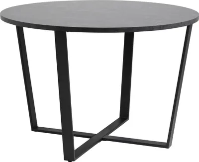 Image de Amst Table de salle à manger, impression marbre noir.