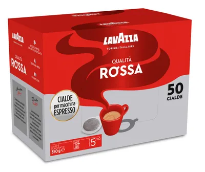 Produktbild von Lavazza Qualità Rossa Kaffeepads ESE 44mm Medium Roast - 50 Kapseln