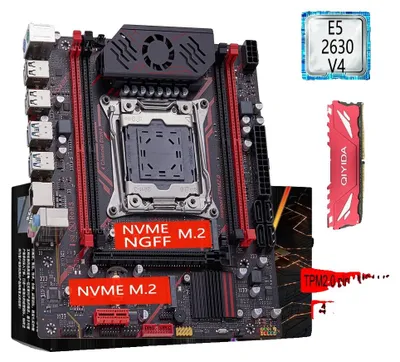 Produktbild von Mainboard, Intel X99 Chipsatz, LGA 2011-3 Sockel, Motherboard+CPU+RAM