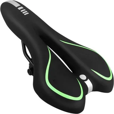 Produktbild von Famanu Fahrradsattel wasserfest, komfortabel und weich - Schwarz