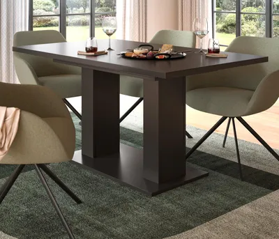 Produktbild von Esstisch "Home-X" in grau Tisch ausziehbar 150 - 190 cm
