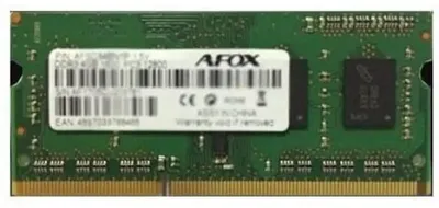 Obrázek produktu pro AFOX AFSD38BK1L, 8 GB, 1 x 8 GB, DDR3L, 1600 MHz, 204-pin SO-DIMM
