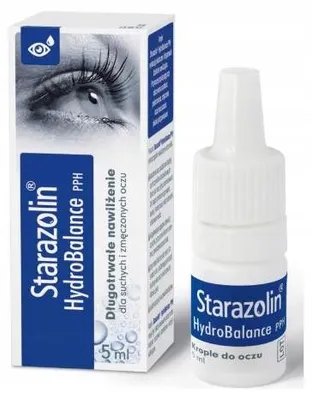 Zdjęcie produktu dla Krople do oczu Starazolin Hydrobalance 5ml skuteczne długotrwałe nawilżenie