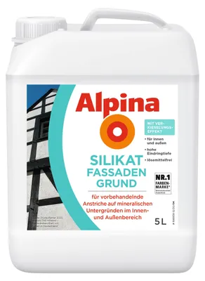 Produktbild von Alpina Silikat Fassadengrund 5 Liter
