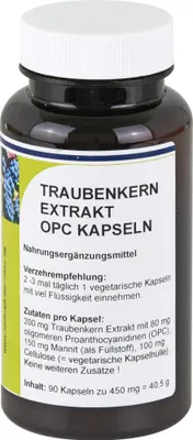 Produktbild von Traubenkernextrakt OPC Kapseln, 90 St. Kapseln