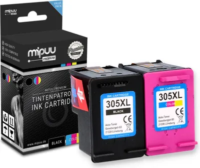 Produktbild von Mipuu Tinte ersetzt HP 305 XL / 6ZA94AE Multipack (1x Black / 1x Color)