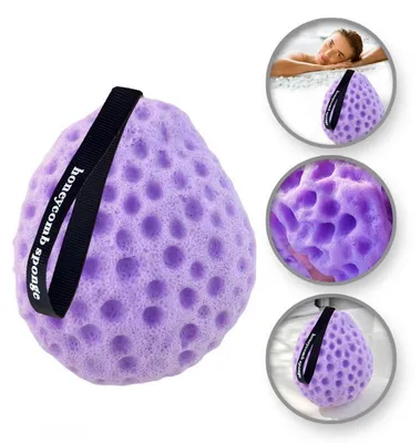 Obrázek produktu pro Medová peelingová houba na tělo 10 cm jemný peeling.